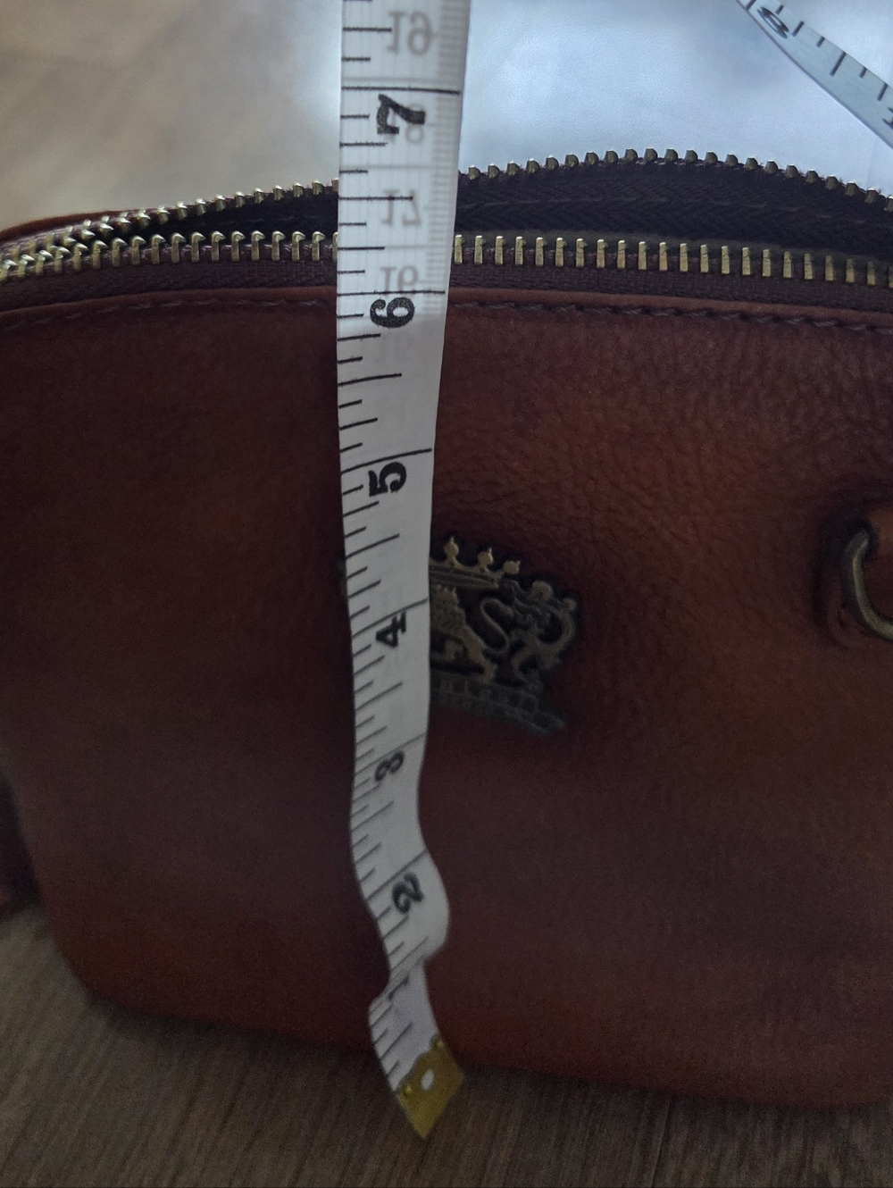 Pratesi Firenze Brown Leather Crossbody Bag - Picture 7 of 8
